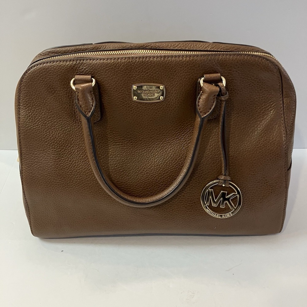 Michael Kors Mercer Medium‎ Messenger Crossbody Satchel Bag  Dark Brown